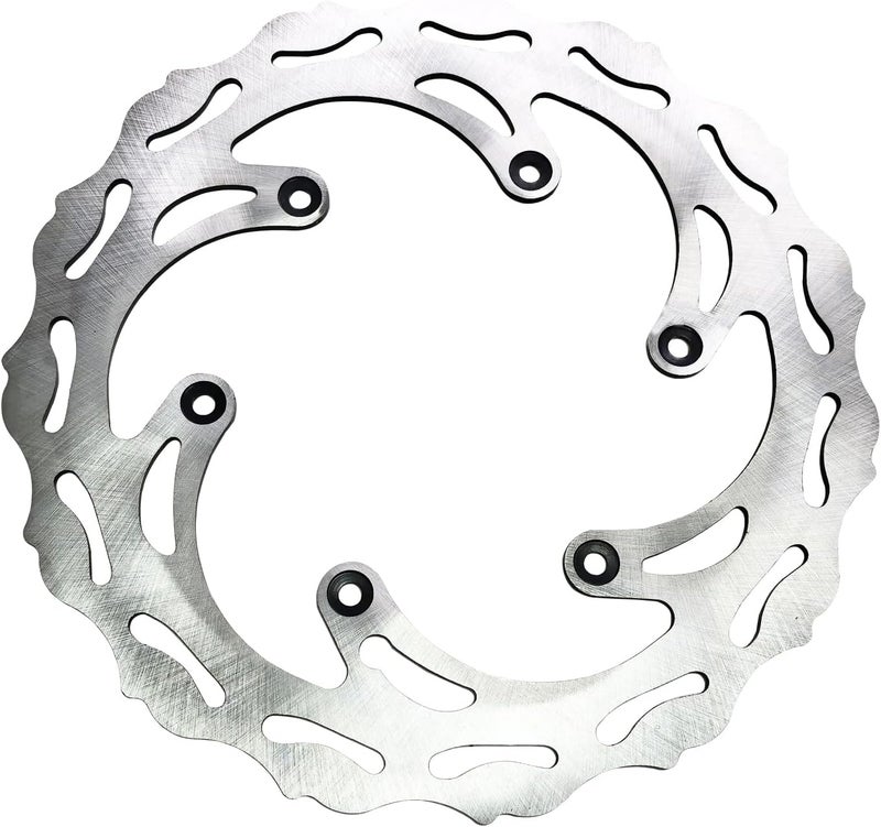 Vanlison Front & Rear Brake Disc Rotors Compatible with KTM 125 250 350 450 500 Husqvarna 125-501 FE TE FC Husaberg 125-570 TE GasGas 125-450 Motorcycle 10.2" 8.6" Brake Disc Rotors - Image 4